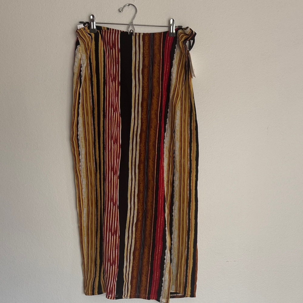 Preston & York Multicolor Striped Pencil Skirt